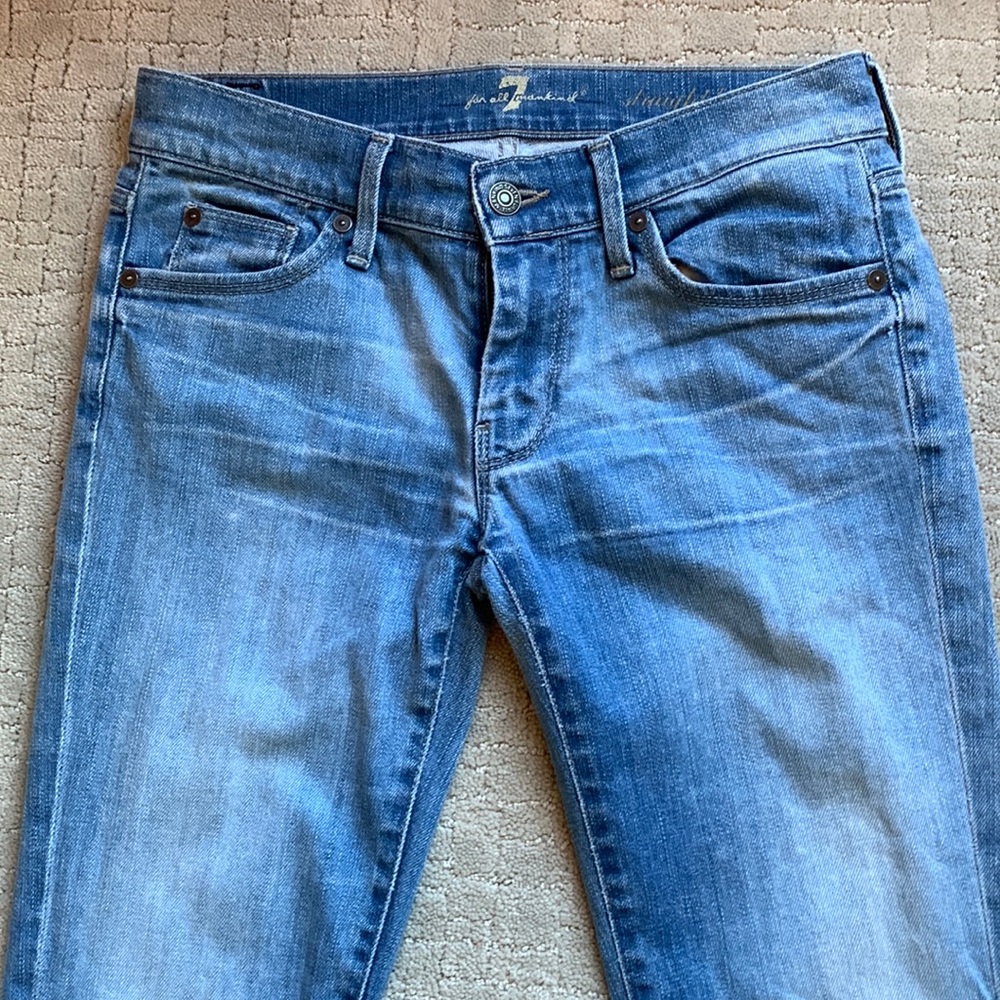 7 for all men kind Denin Size 27 low rise